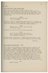 Moe Howard's 27pp. Script Dated November 1938 for The 1939 Three Stooges Film ''Yes, We Have No Bonanza'' -- Very Good Condition